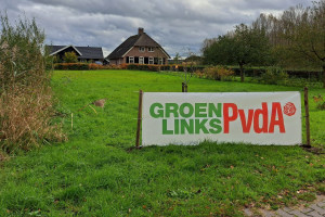GroenLinks/PvdA slachtoffer van diefstal verkiezingsspandoeken